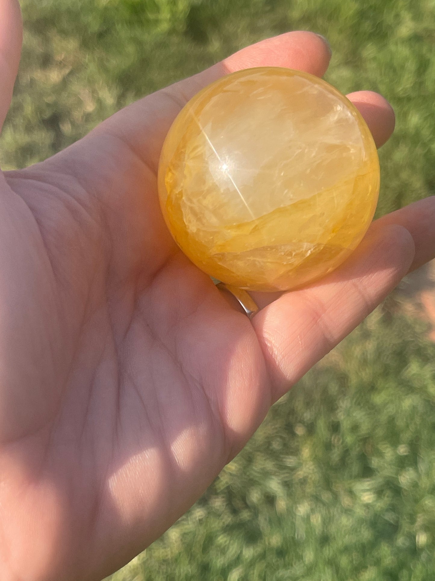 Golden Healer Crystal Sphere