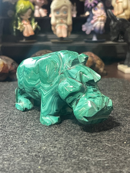 Malachite Hippopotamus