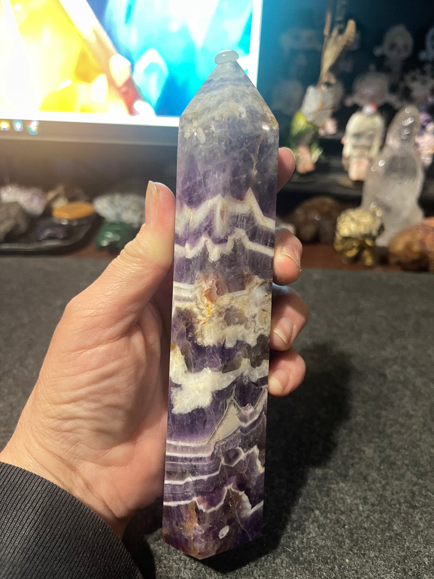 Chevron Amethyst Tower