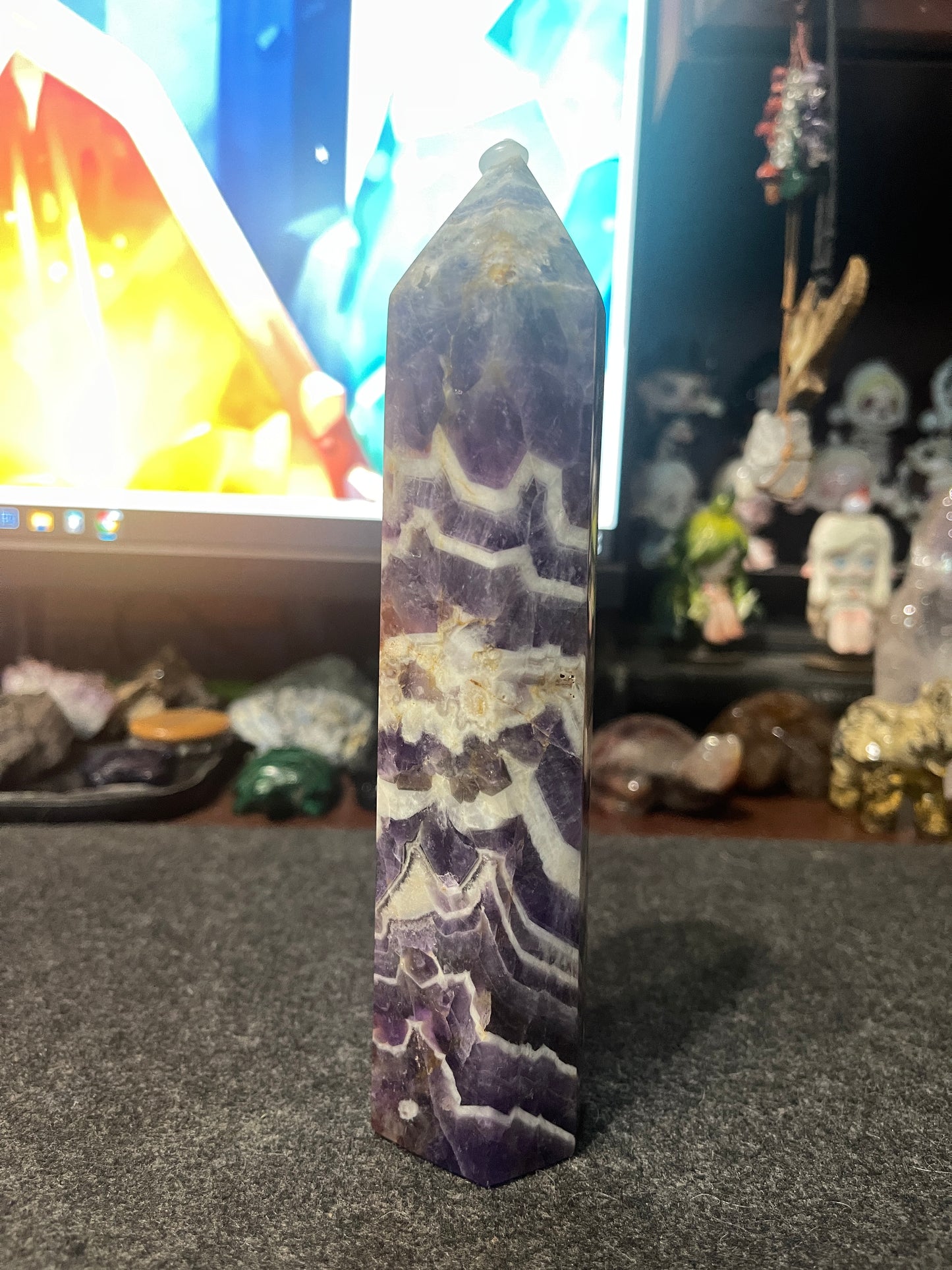 Chevron Amethyst Tower