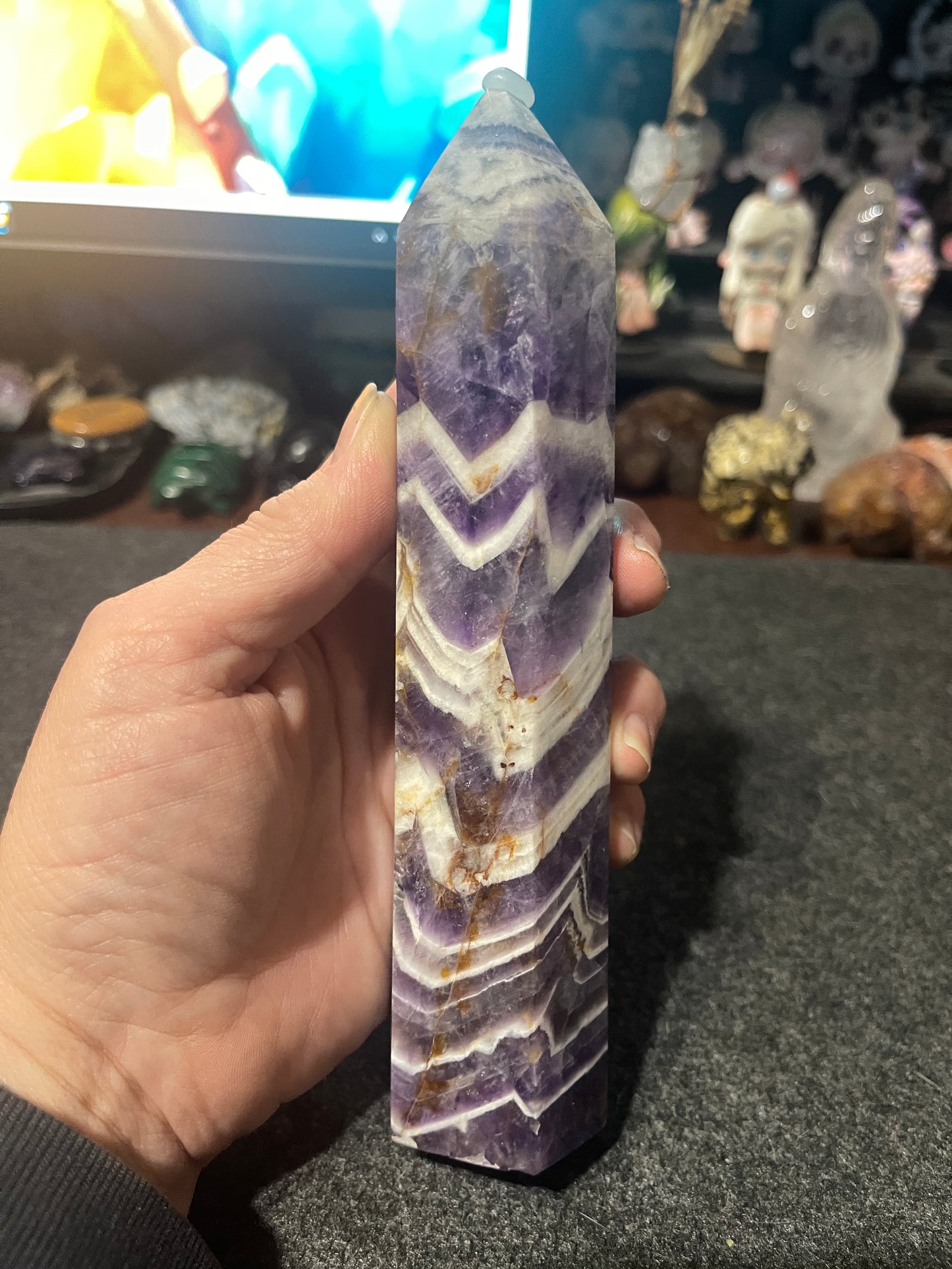 Chevron Amethyst Tower