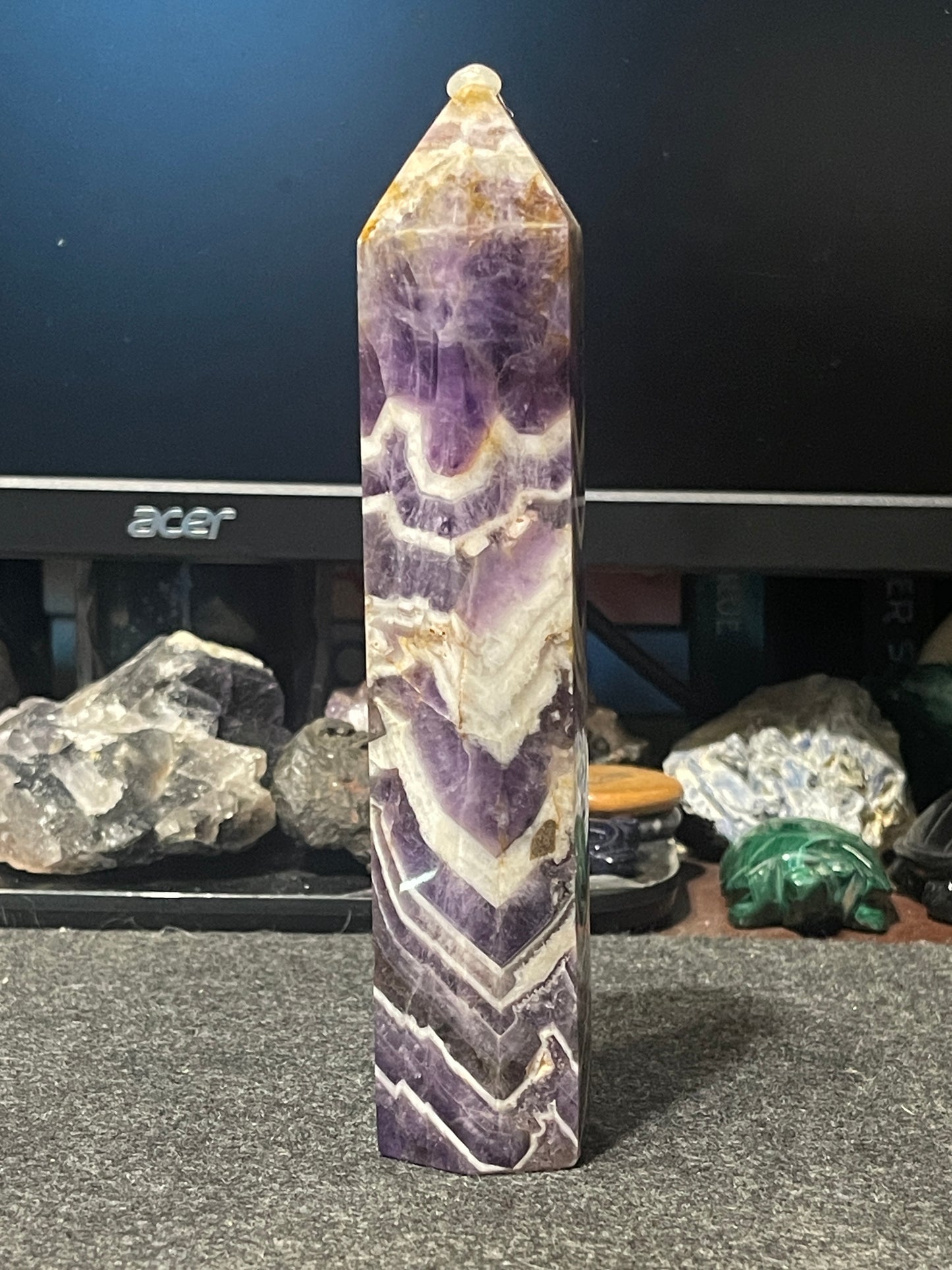 Chevron Amethyst Tower