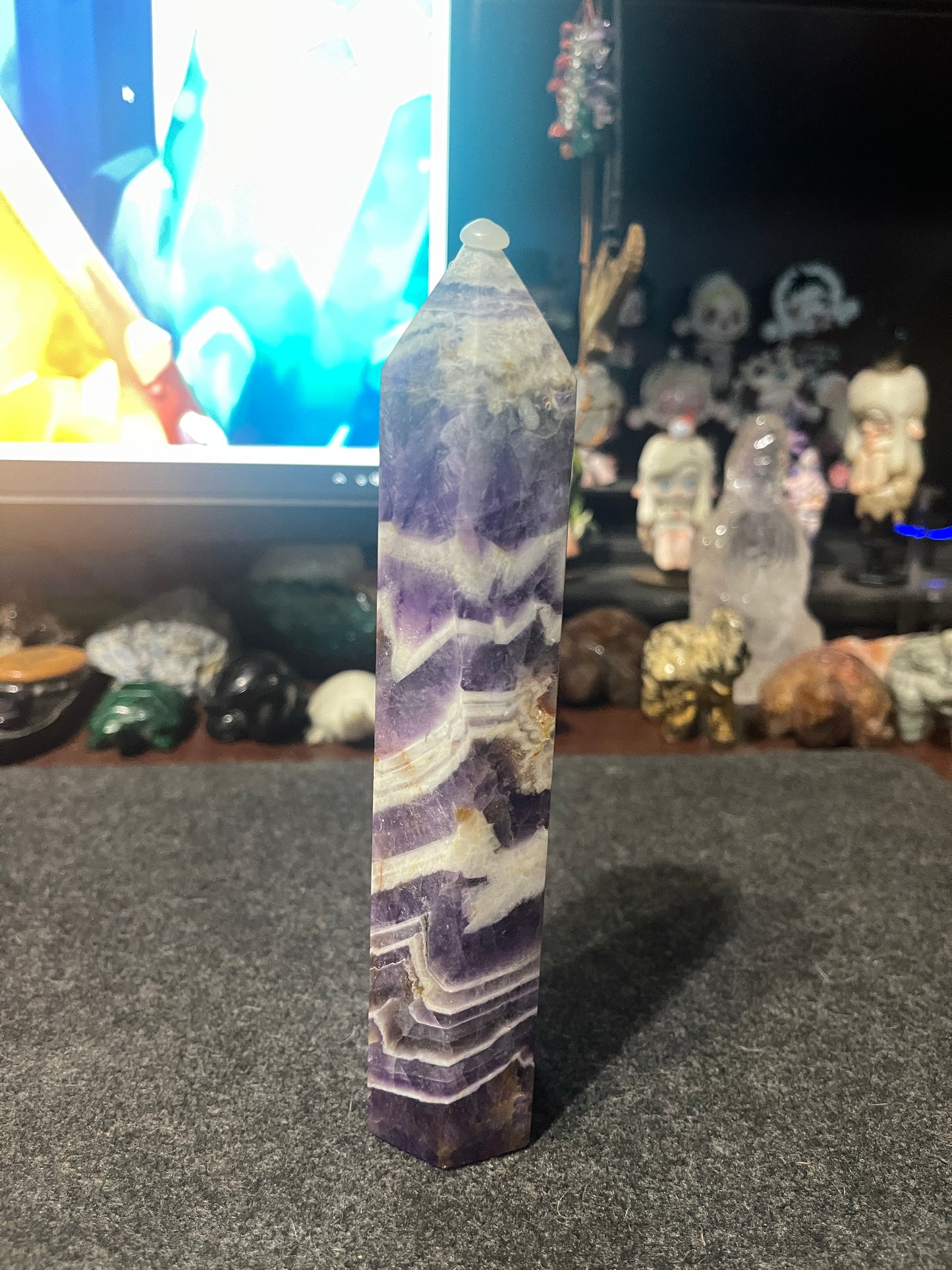 Chevron Amethyst Tower