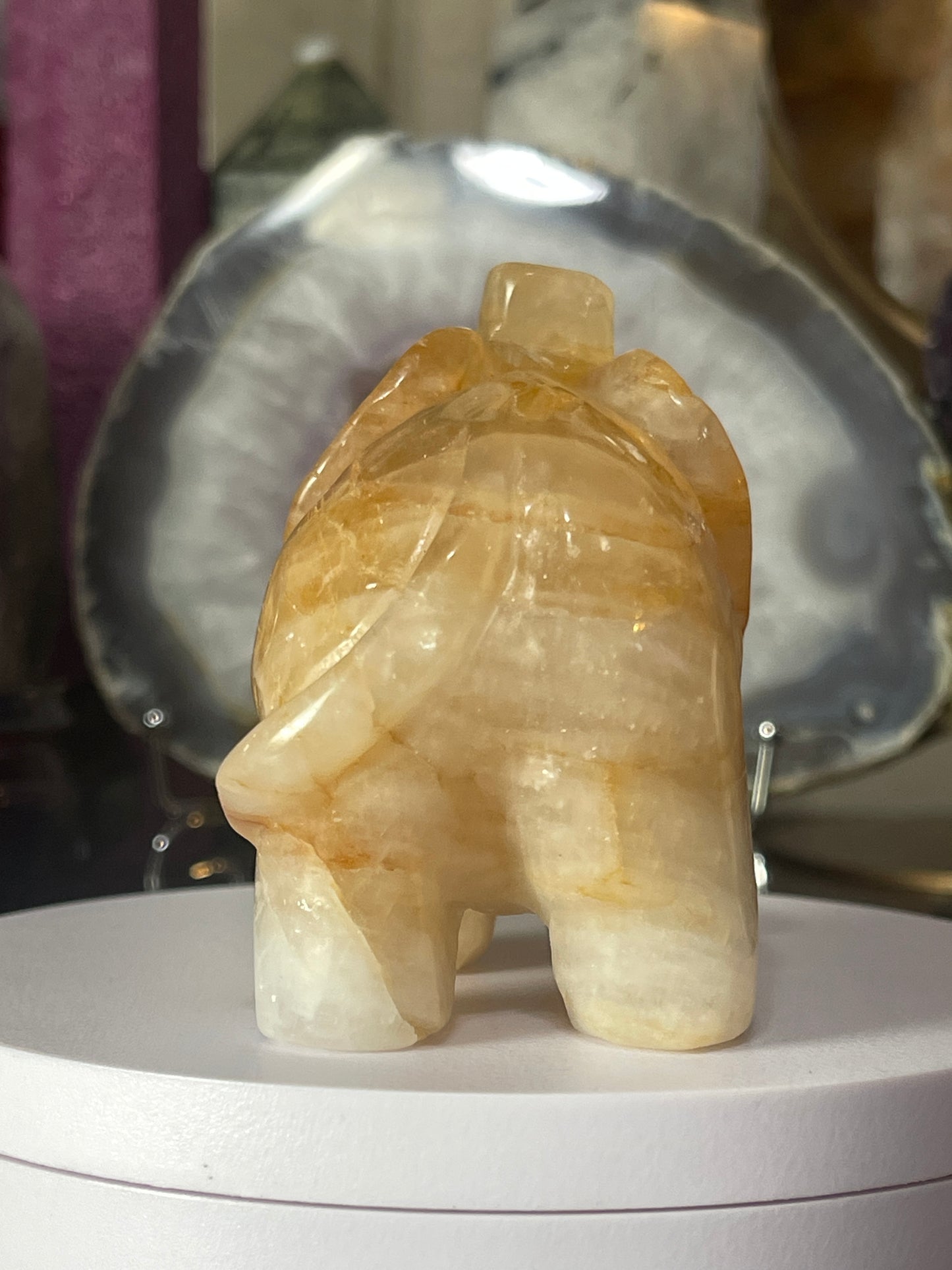 Golden Healer Quartz Elephant