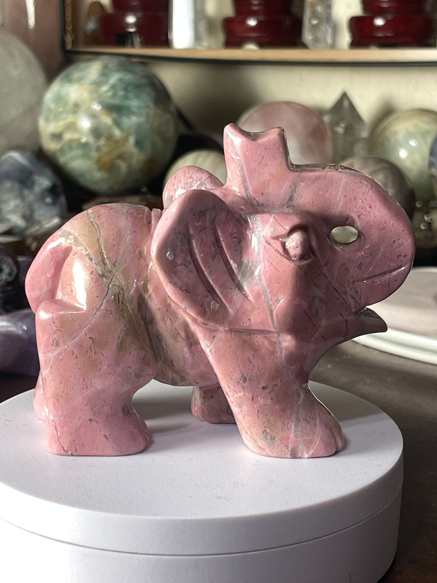 Rhodondite Elephant